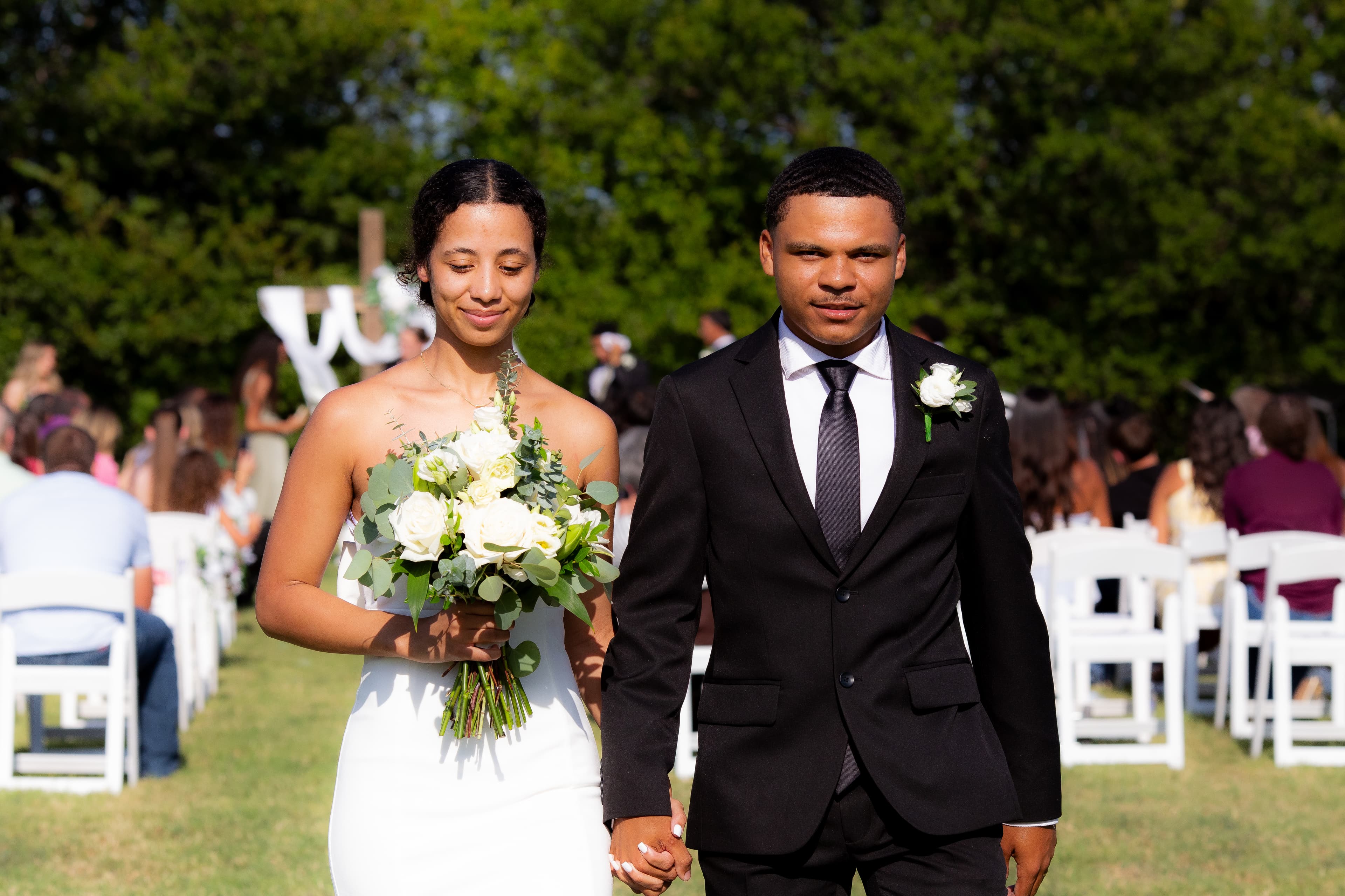 Ceremony photography by Faith Lauren